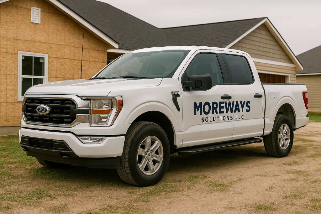 MoreWays Solutions LLC General Contracting Service Truck